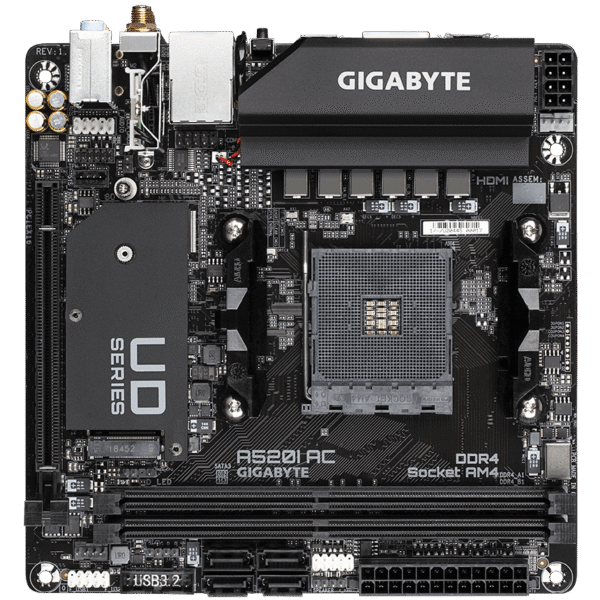 Second image of Gigabyte A520I AC