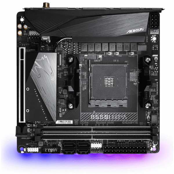 Second image of Gigabyte B550I Aorus Pro AX
