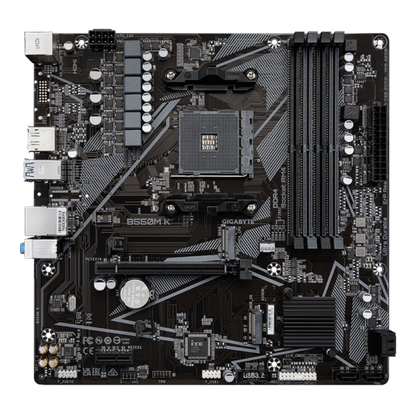 Second image of Gigabyte B550M K