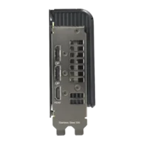 ASUS PRime RX9060 XT - side ports